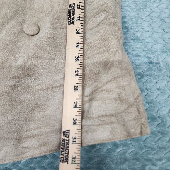 RzR Faux Shearling Leather Coat Large XL - Picture 10 of 13